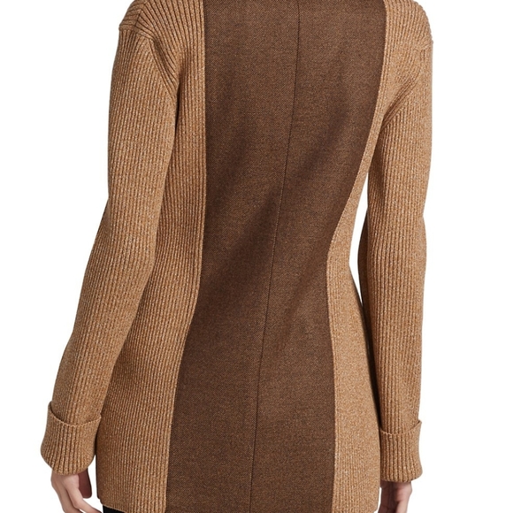 Burberry Blazer Panel Rib-Knit Cardigan - Picture 4 of 16